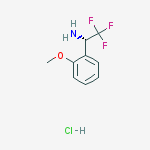 Structure of (S)-2,2,2-Trifluoro-1-(2-methoxyphenyl)ethanamine hydrochloride
