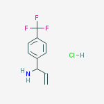 Structure of (1S)-1-[4-(Trifluoromethyl)phenyl]-prop-2-en-1-amine hydrochloride