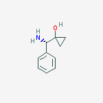 (S)-1-(Amino(phenyl)methyl)cyclopropanol结构式