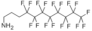 4,4,5,5,6,6,7,7,8,8,9,9,10,10,11,11,11-十七氟十一胺结构式