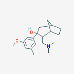 Structure of (1R,2R,3R,5S)-2-((DIMETHYLAMINO)METHYL)-3-(3-METHOXY-5-METHYLPHENYL)BICYCLO[3.2.1]OCTAN-3-OL