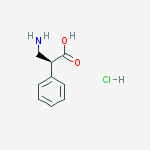 (S)-3-Amino-2-phenylpropanoic acid hydrochloride结构式