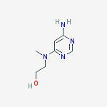 Structure of 2-[(6-amino-4-pyrimidinyl)methylamino]Ethanol