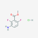 Structure of Methyl 3-amino-2,6-difluorobenzoate hydrochloride