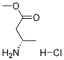 Structure of Butanoic acid, 3-aMino-, Methyl ester, hydrochloride, (3S)-