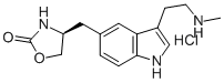 Structure of N-DESMETHYL ZOLMITRIPTAN HCL