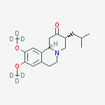Structure of (3r,11br)-3-(2-methylpropyl)-9,10-bis(trideuteriomethoxy)-1,3,4,6,7,11b-hexahydrobenzo[a]quinolizin-2-one