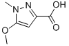 Structure of 1H-PYRAZOLE-3-CARBOXYLIC ACID,5-METHOXY-1-METHYL-