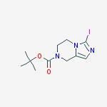 Structure of tert-Butyl 3-iodo-5,6-dihydroimidazo[1,5-a]pyrazine-7(8H)-carboxylate