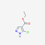 Structure of Ethyl 3-chloro-1H-pyrazole-4-carboxylate