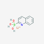 Structure of Lithium (quinolin-2-yl)trihydroxyborate