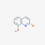 Structure of 8-Quinolinol, 2-bromo-