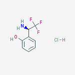 Structure of (R)-2-(1-Amino-2,2,2-trifluoroethyl)phenol hydrochloride