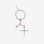 Structure of 1-N-Boc-4-iodo-azepane