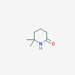 2-Piperidinone, 6,6-dimethyl-结构式