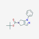 Structure of tert-Butyl 1-phenyl-4,6-dihydropyrrolo[3,4-c]pyrazole-5(1H)-carboxylate