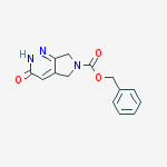 Benzyl 3-oxo-5,7-dihydro-2H-pyrrolo[3,4-c]pyridazine-6(3H)-carboxylate结构式