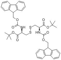 Structure of (FMOC-CYS-OTBU)2