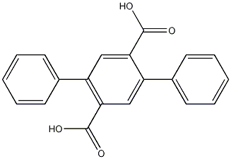 2,5-Diphenylbenzene-1,4-dicarboxylic acid结构式