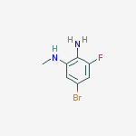 Structure of 5-BROMO-3-FLUORO-N1-METHYLBENZENE-1,2-DIAMINE