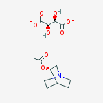 (3R)-1-azabicyclo[2.2.2]oct-3-yl acetate结构式