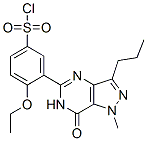 Structure of 5-(5-Chlorosulfonyl-2-ethoxyphenyl)-1-methyl-3-propyl-1,6-dihydro-7H-pyrazolo[4,3-d]pyrimidin-7-one
