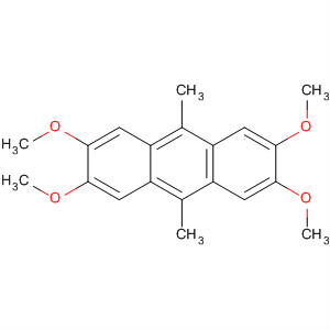 Structure of Anthracene, 2,3,6,7-tetramethoxy-9,10-dimethyl-