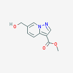 Structure of methyl 6-(hydroxymethyl)pyrazolo[1,5-a]pyridine-3-carboxylate