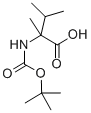 Structure of BOC-DL-(ME)VAL-OH