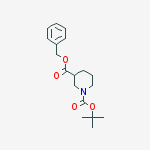 Structure of benzyl 1-(tert-butoxycarbonyl)nipecotate