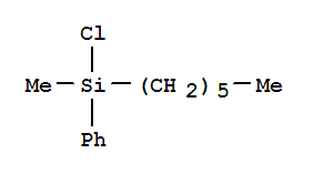 Benzene,(chlorohexylmethylsilyl)-结构式