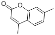 Structure of 4,7-DIMETHYLCHROMEN-2-ONE