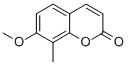 Structure of 7-METHOXY-8-METHYL-CHROMEN-2-ONE