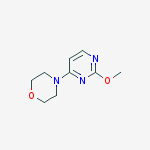 Chemical structure of 2-Methoxy-4-morpholinopyrimidine