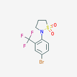 Structure of N-(4-Bromo-2-trifluoromethoxyphenyl)-1,3-propanesultam