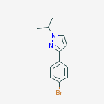 Structure of 3-(4-Bromophenyl)-1-isopropylpyrazole