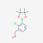Structure of 2-CHLORO-3-(HYDROXYMETHYL)PHENYLBORONIC ACID PINACOL ESTER