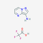 Structure of Pyrazolo[1,5-a]pyrimidin-3-amine Trifluoroacetate (1:1)