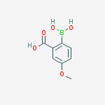 2-borono-5-methoxybenzoic Acid结构式