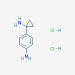 Structure of 4-(1-Amino-cyclopropyl)-phenylamine dihydrochloride
