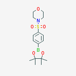Structure of 4-(4-(4,4,5,5-tetramethyl-1,3,2-dioxaborolan-2-yl)phenylsulfonyl)morpholine