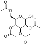Structure of 2,3,4,6-Tetra-O-acetyl-D-mannopyranose