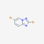 Structure of 2,6-dibromo-[1,2,4]triazolo[1,5-a]pyridine