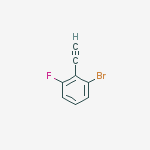 Structure of 2-BROMO-6-FLUOROPHENYLACETYLENE