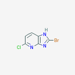 Structure of 2-BROMO-5-CHLORO-3H-IMIDAZO[4,5-B]PYRIDINE