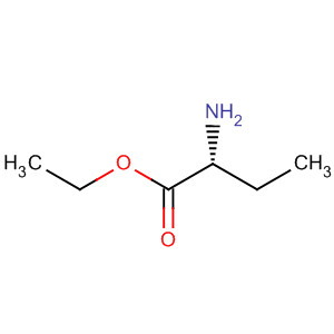 Structure of Butanoic acid, 2-amino-, ethyl ester, (R)-