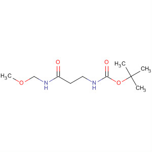 Structure of Carbamic acid, [2-(methoxymethylamino)-2-oxoethyl]methyl-,1,1-dimethylethyl ester