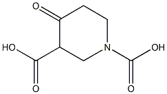 Structure of 4-Oxo-1,3-piperidinedicarboxylic acid