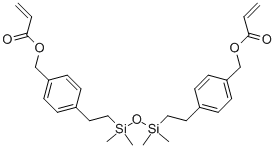 Structure of 1,3-BIS[(ACRYLOXYMETHYL)PHENETHYL]TETRAMETHYLDISILOXANE