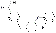 Structure of Benzoic acid, 4-(3H-phenothiazin-3-ylideneamino)-